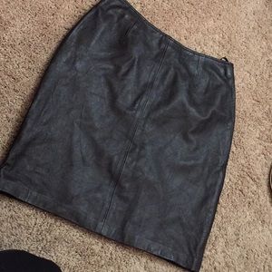 Genuine Leather skirt  Style & Co.